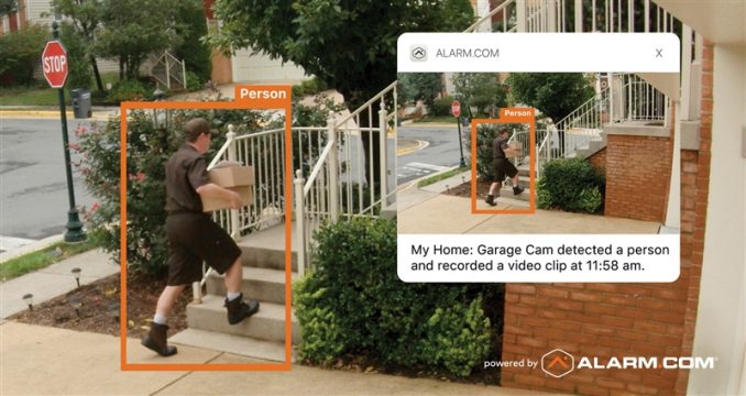 alarm.com video analytics-Security Systems